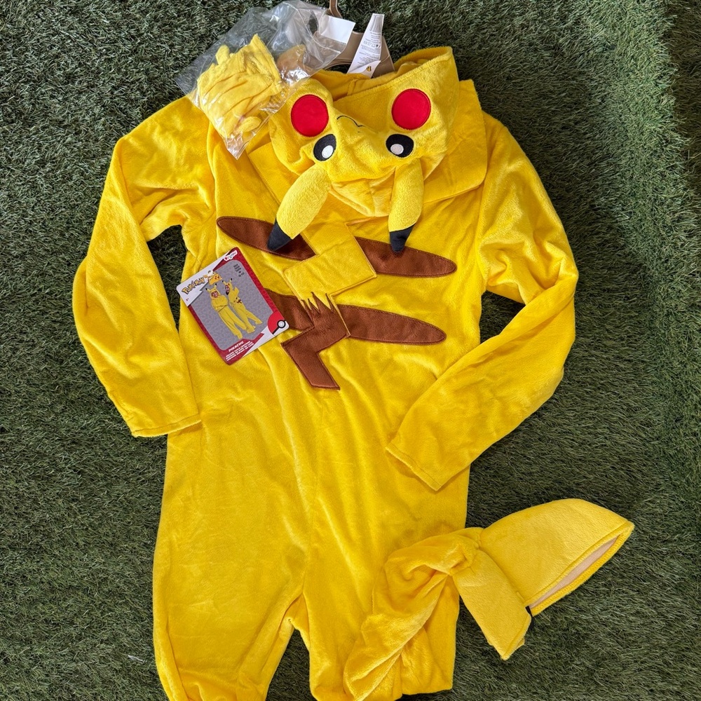 Disguise Bright Yellow Pikachu Costume for Kids